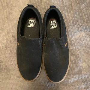 Black New Balance Slip Ons